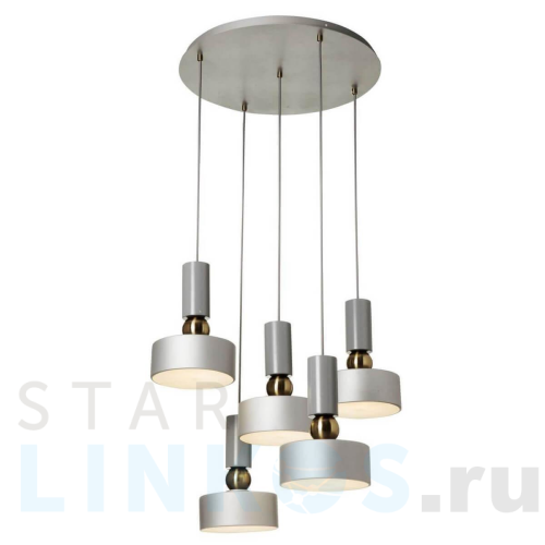 Купить с доставкой Подвесная люстра Maytoni Void MOD030PL-05GR в Туле