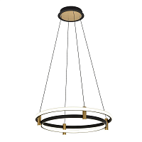 Купить Подвесная светодиодная люстра Gerhort G91053/2+4BK+GD в Туле