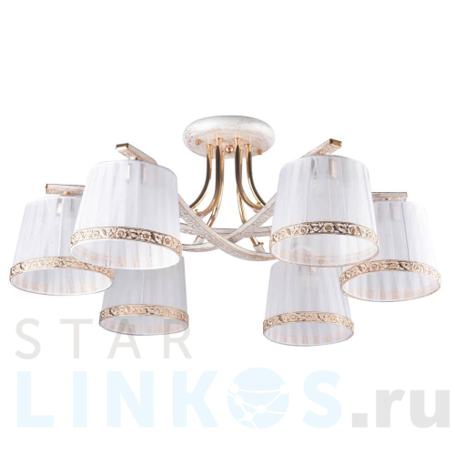 Купить Потолочная люстра Hiper Simona H016-6 за 11 416 руб. в Туле Купить с доставкой Потолочная люстра Hiper Simona H016-6 в Туле