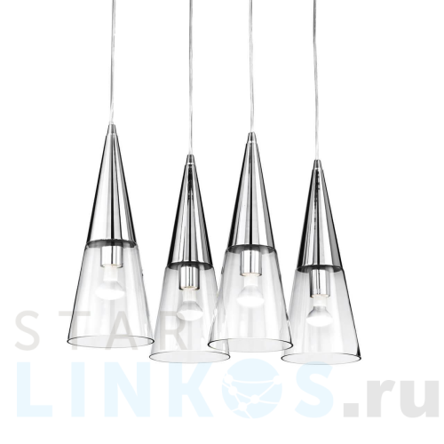 Купить с доставкой Подвесной светильник Ideal Lux Cono SP3 Cromo 112367 в Туле