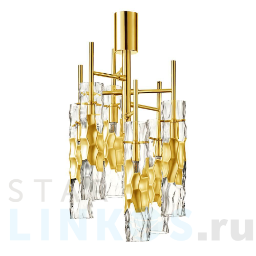 Купить с доставкой Подвесная люстра Crystal Lux Primavera PL6 Gold в Туле