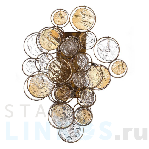 Купить Настенный светильник Crystal Lux Deseo AP2 Gold за 18 900 руб. в Туле Купить с доставкой Настенный светильник Crystal Lux Deseo AP2 Gold в Туле