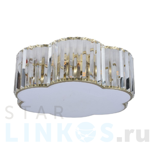 Купить Потолочная люстра Gerhort G21108/4GD+WT+CL за 12 800 руб. в Туле Купить с доставкой Потолочная люстра Gerhort G21108/4GD+WT+CL в Туле