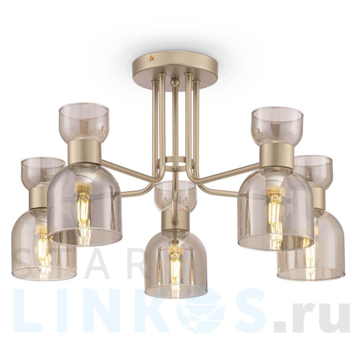 Купить Потолочная люстра Freya Isla FR5094PL-05G за 11 590 руб. в Туле Купить с доставкой Потолочная люстра Freya Isla FR5094PL-05G в Туле