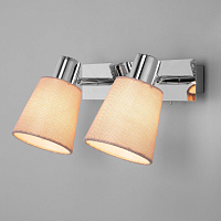 Купить Настенный светильник Eurosvet 20080/2 хром/бежевый в Туле