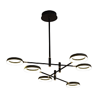 Купить Подвесная светодиодная люстра Gerhort G61301/6BK+GD в Туле