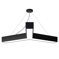 Купить Подвесной светодиодный cветильник Geometria ЭРА Igrek SPO-143-B-40K-056 56Вт 4000К черный Б0050571 в Туле