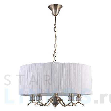 Купить Подвесная люстра Gerhort G11020/5P AB WT за 12 700 руб. в Туле фото 2 Купить с доставкой Подвесная люстра Gerhort G11020/5P AB WT в Туле фото 2