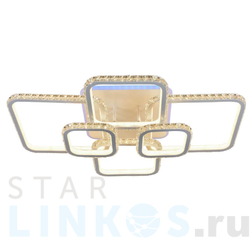 Купить Потолочная светодиодная люстра Profit Light 8088/6 WHT за 10 540 руб. в Туле Купить с доставкой Потолочная светодиодная люстра Profit Light 8088/6 WHT в Туле