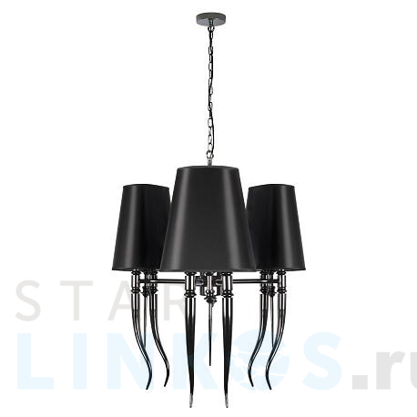 Купить Подвесная люстра Loft IT Brunilde 10207/6 Black за 46 060 руб. в Туле фото 2 Купить с доставкой Подвесная люстра Loft IT Brunilde 10207/6 Black в Туле фото 2