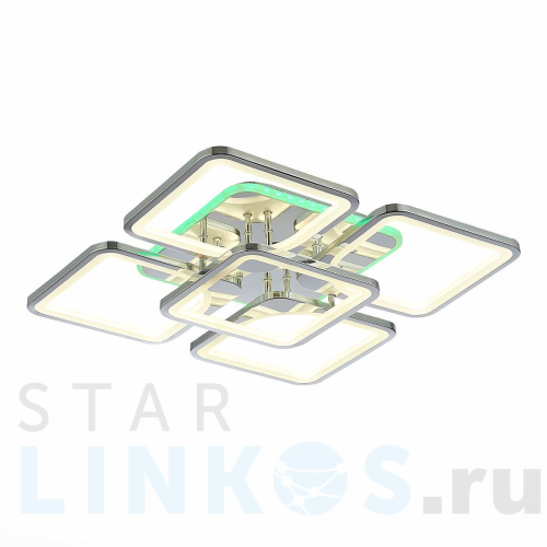 Купить Потолочная светодиодная люстра Evoled Valiano SLE500412-05RGB за 12 230 руб. в Туле Купить с доставкой Потолочная светодиодная люстра Evoled Valiano SLE500412-05RGB в Туле