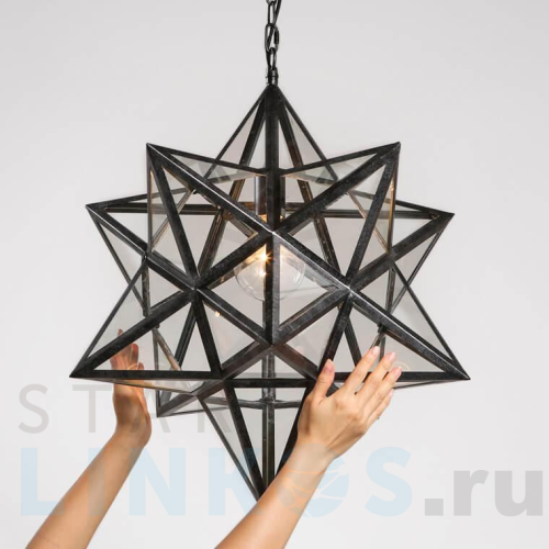 Купить Подвесная люстра Imperium Loft Black Star 101314-26 за 34 560 руб. в Туле Купить с доставкой Подвесная люстра Imperium Loft Black Star 101314-26 в Туле