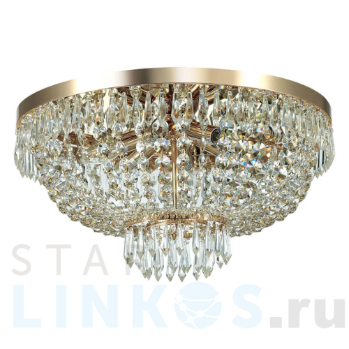 Купить с доставкой Потолочный светильник Ideal Lux Caesar PL6 Oro 114682 в Туле
