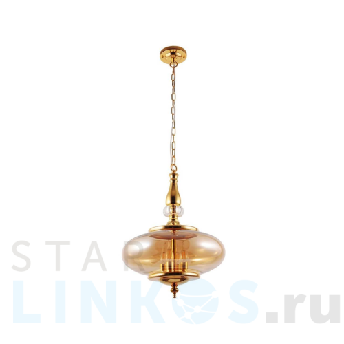Купить с доставкой Подвесной светильник Crystal Lux Miel SP4 Gold в Туле