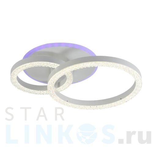 Купить Потолочная светодиодная люстра Profit Light 5895/2 WHT за 4 675 руб. в Туле Купить с доставкой Потолочная светодиодная люстра Profit Light 5895/2 WHT в Туле