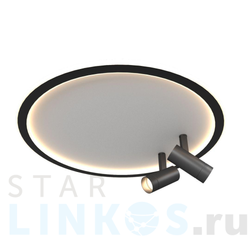 Купить Потолочная светодиодная люстра Milosh Tendence 0822CL-74BK за 44 590 руб. в Туле Купить с доставкой Потолочная светодиодная люстра Milosh Tendence 0822CL-74BK в Туле