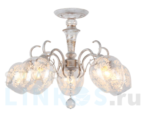 Купить Потолочная люстра Omnilux Cudacciolu OML-53907-05 за 8 740 руб. в Туле Купить с доставкой Потолочная люстра Omnilux Cudacciolu OML-53907-05 в Туле