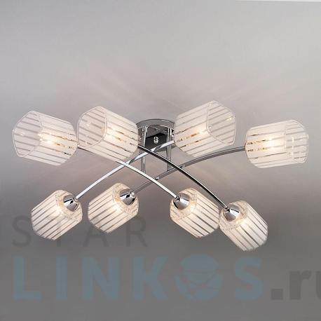 Купить Потолочный светильник Eurosvet 30125/8 хром за 12 100 руб. в Туле фото 2 Купить с доставкой Потолочный светильник Eurosvet 30125/8 хром в Туле фото 2