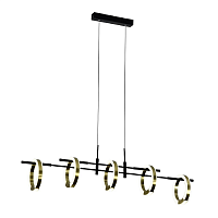 Купить Подвесная светодиодная люстра Gerhort G91061/4BK+GD в Туле