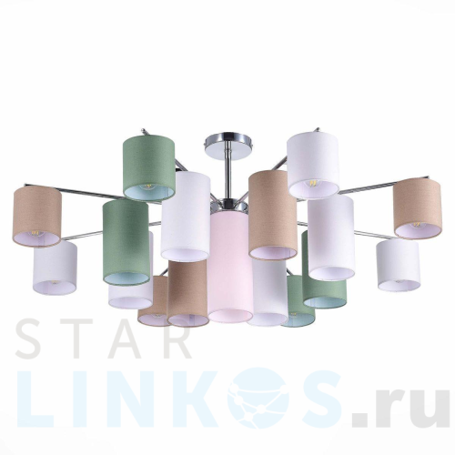 Купить Потолочная люстра Evoluce Essenza SLE300602-17 за 22 720 руб. в Туле Купить с доставкой Потолочная люстра Evoluce Essenza SLE300602-17 в Туле