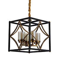 Купить Подвесная люстра Lumina Deco Quadrato LDP 1223-4 BK+MD в Туле