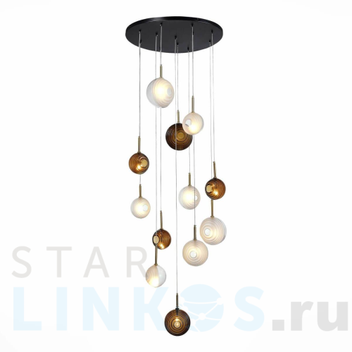 Купить Подвесная люстра ST Luce Foligno SL1183.543.12 за 93 210 руб. в Туле Купить с доставкой Подвесная люстра ST Luce Foligno SL1183.543.12 в Туле