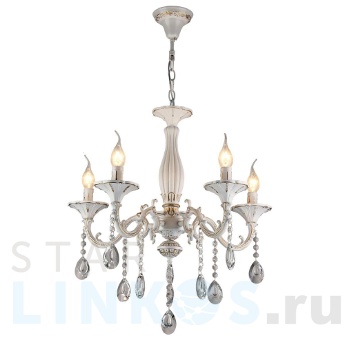 Купить Подвесная люстра IMEX KL.3056-5-P WH за 7 590 руб. в Туле Купить с доставкой Подвесная люстра IMEX KL.3056-5-P WH в Туле