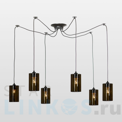 Купить Подвесная люстра Lussole Lincoln LSP-8945 за 15 413 руб. в Туле Купить с доставкой Подвесная люстра Lussole Lincoln LSP-8945 в Туле