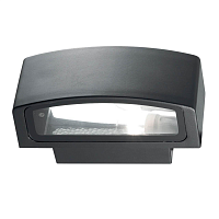 Купить Уличный настенный светильник Ideal Lux Andromeda AP1 Nero 061597 в Туле