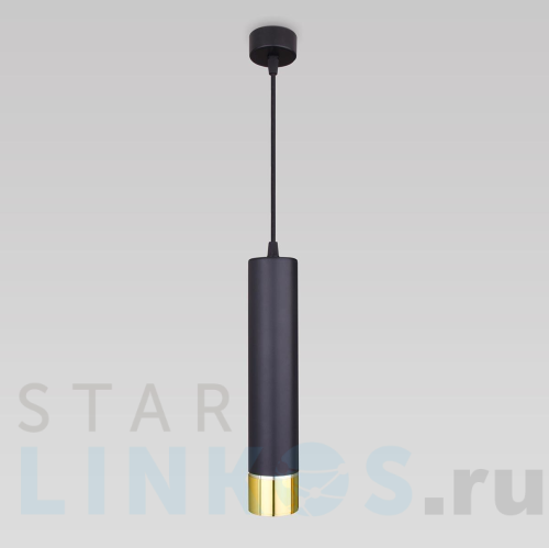 Купить Подвесной светильник Eurosvet DLN107 GU10 черный/золото за 2 850 руб. в Туле Купить с доставкой Подвесной светильник Eurosvet DLN107 GU10 черный/золото в Туле