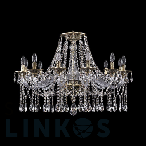 Купить Подвесная люстра Bohemia Ivele 16113/12/300 GB за 179 344 руб. в Туле Купить с доставкой Подвесная люстра Bohemia Ivele 16113/12/300 GB в Туле