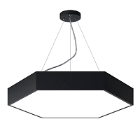 Купить Подвесной светодиодный cветильник Geometria ЭРА Hexagon SPO-121-B-40K-038 38Вт 4000К черный Б0050551 в Туле