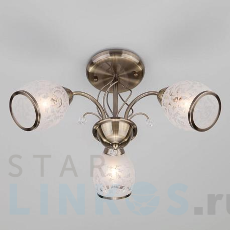 Купить Подвесная люстра Eurosvet 30026/3 античная бронза за 7 090 руб. в Туле фото 2 Купить с доставкой Подвесная люстра Eurosvet 30026/3 античная бронза в Туле фото 2