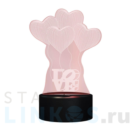 Купить с доставкой Светильник-ночник Ritter Love 29250 0 в Туле