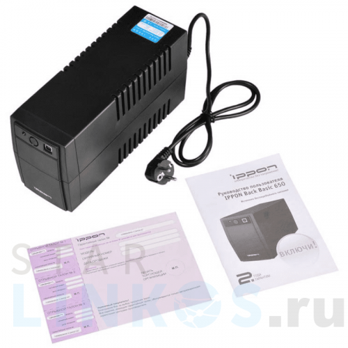 Купить ИБП Ippon Back Basic 650 за 3 044.40 руб. в Туле фото 5 Купить с доставкой ИБП Ippon Back Basic 650 в Туле фото 5