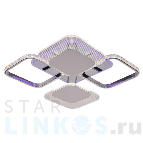 Купить Потолочная светодиодная люстра Profit Light 5886/4A CHR за 8 483 руб. в Туле Купить с доставкой Потолочная светодиодная люстра Profit Light 5886/4A CHR в Туле