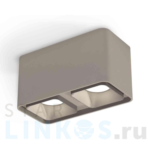 Купить с доставкой Комплект накладного светильника Ambrella light Techno Spot XS7852003 SGR/SSL серый песок/серебро песок (C7852, N7703) в Туле