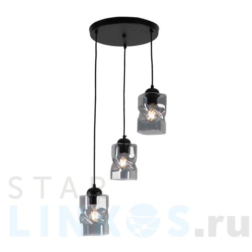 Купить Подвесная люстра IMEX MD.8807-3-P BK за 3 690 руб. в Туле Купить с доставкой Подвесная люстра IMEX MD.8807-3-P BK в Туле