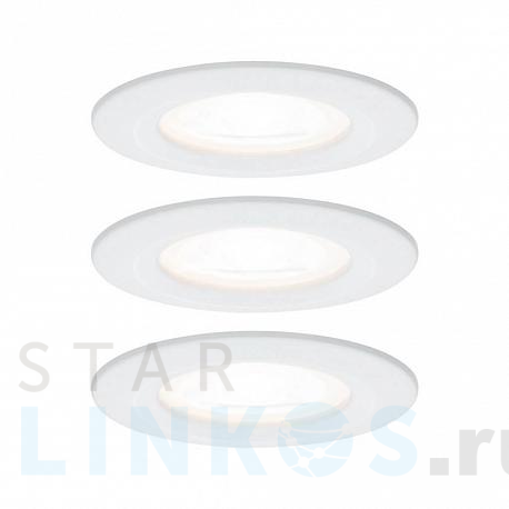 Купить Встраиваемый светильник Paulmann Nova (3 шт.) 93478 за 7 980 руб. в Туле фото 2 Купить с доставкой Встраиваемый светильник Paulmann Nova (3 шт.) 93478 в Туле фото 2