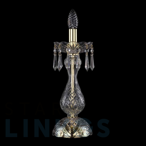 Купить с доставкой Настольная лампа Bohemia Ivele 1403L/1-35 G в Туле