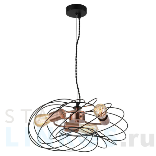 Купить с доставкой Подвесная люстра Lussole Loft Brooks GRLSP-8246 в Туле