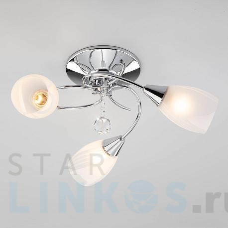 Купить Подвесная люстра Eurosvet 30100/3 хром за 7 440 руб. в Туле фото 2 Купить с доставкой Подвесная люстра Eurosvet 30100/3 хром в Туле фото 2