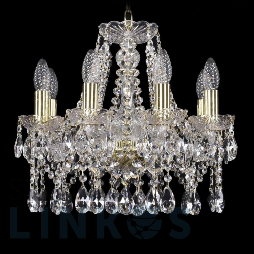 Купить Подвесная люстра Bohemia Ivele 1413/8/141 G за 31 578 руб. в Туле Купить с доставкой Подвесная люстра Bohemia Ivele 1413/8/141 G в Туле