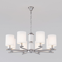 Купить Подвесная люстра Eurosvet Caprera 60146/8 никель в Туле