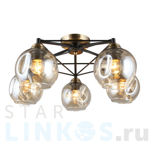 Купить Потолочная люстра Omnilux Tuenno OML-93507-05 за 13 410 руб. в Туле Купить с доставкой Потолочная люстра Omnilux Tuenno OML-93507-05 в Туле