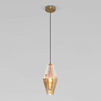 Купить Подвесной светильник Eurosvet Prism 50236/1 янтарный в Туле