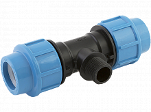 Купить Тройник ПНД с наружной резьбой 40х1"х40 в Туле