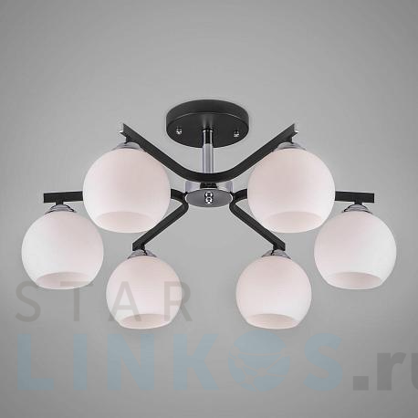 Купить Потолочная люстра Eurosvet 30145/6 хром/венге за 11 600 руб. в Туле фото 2 Купить с доставкой Потолочная люстра Eurosvet 30145/6 хром/венге в Туле фото 2