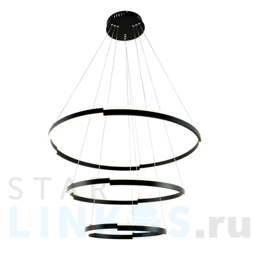 Купить Подвесная светодиодная люстра Arte Lamp Alfie A2180SP-60BK за 33 990 руб. в Туле Купить с доставкой Подвесная светодиодная люстра Arte Lamp Alfie A2180SP-60BK в Туле