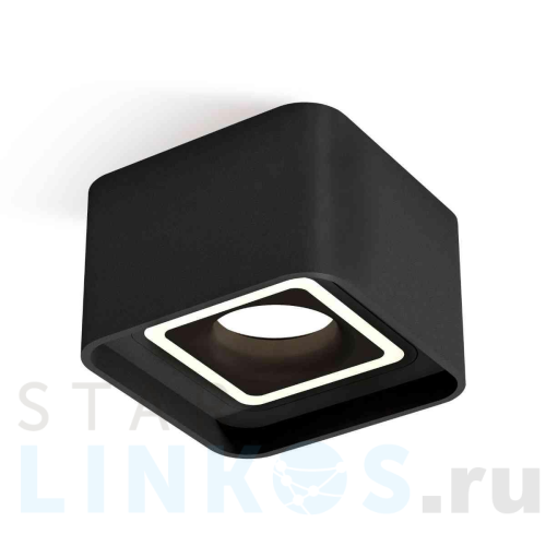 Купить с доставкой Комплект накладного светильника Ambrella light Techno Spot XS7833020 SBK черный песок (C7833, N7716) в Туле